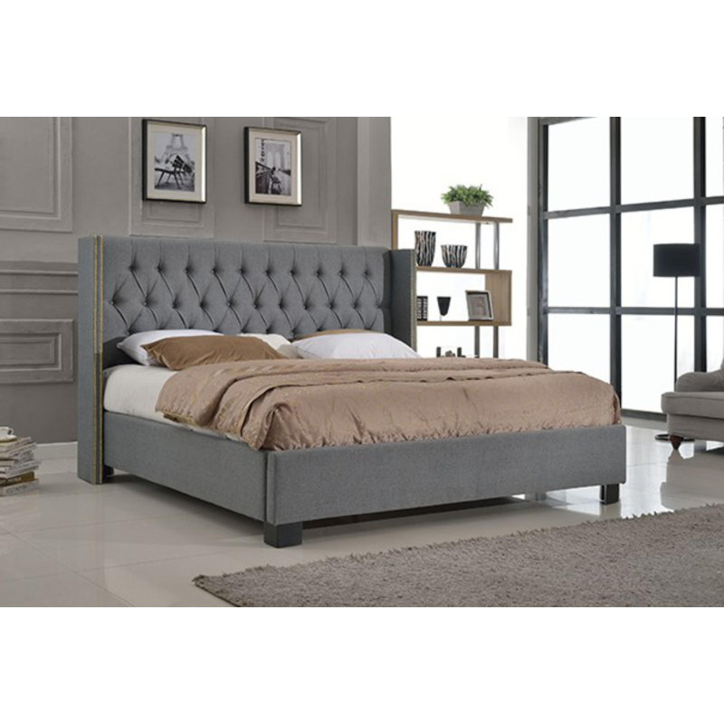 Grey King Size Bed Frame Wayfair / Skyline furniture queen bed frame